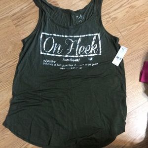 Green New York and Company tank top